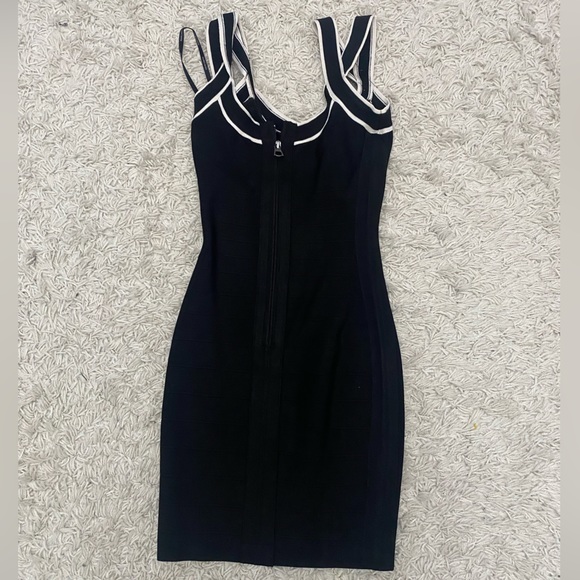 Marciano Black Bodycon Mini Dress - Picture 2 of 2